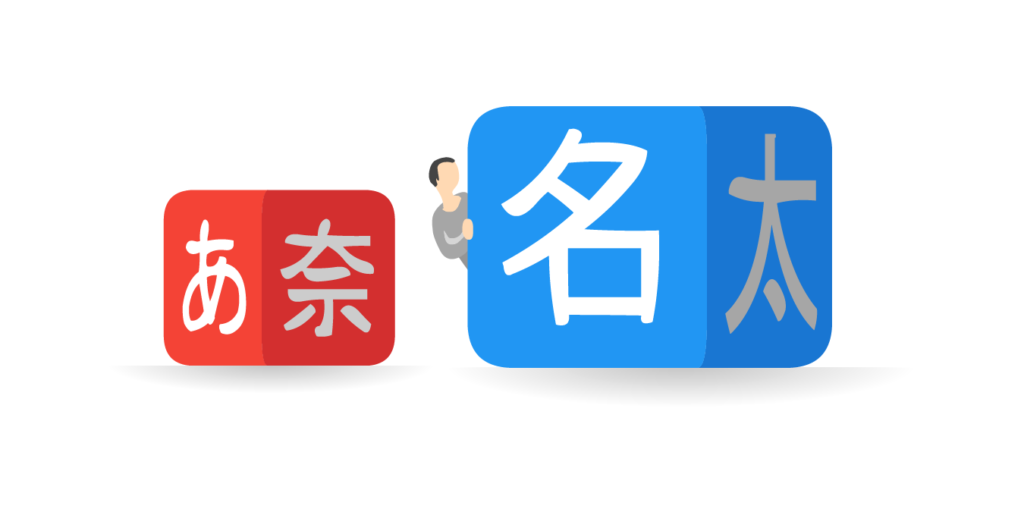 To show Japanese writing