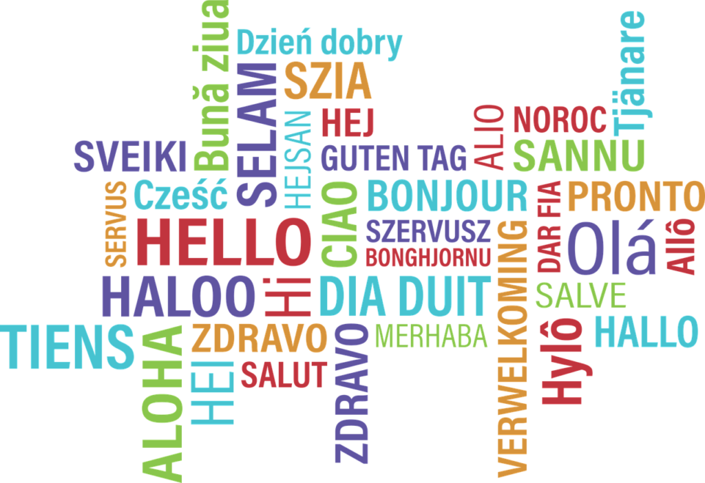 Saying hello in various langauges